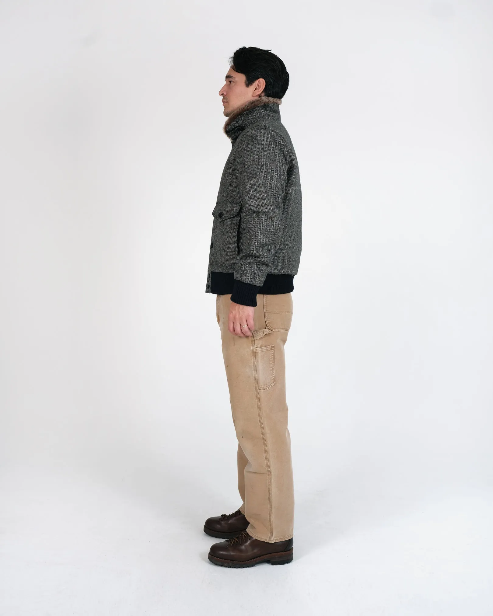 Winston Jacket - Black & Natural / Kodiak