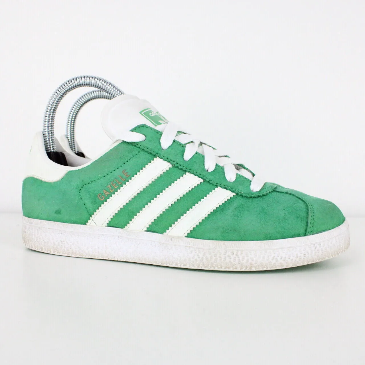 Womens ADIDAS 00s Gazelle Trainers Green | UK 4