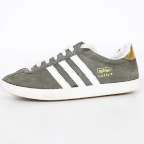 Womens ADIDAS Gazelle Trainers Grey | UK 5