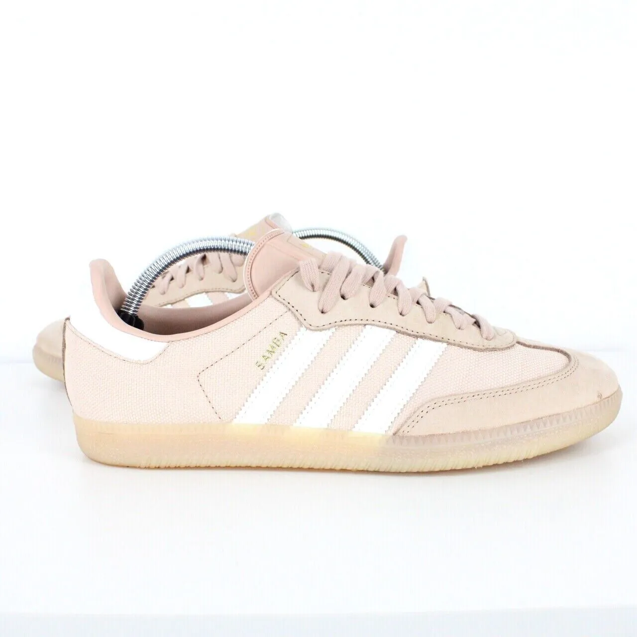 Womens ADIDAS Samba Trainers Peach | UK 9