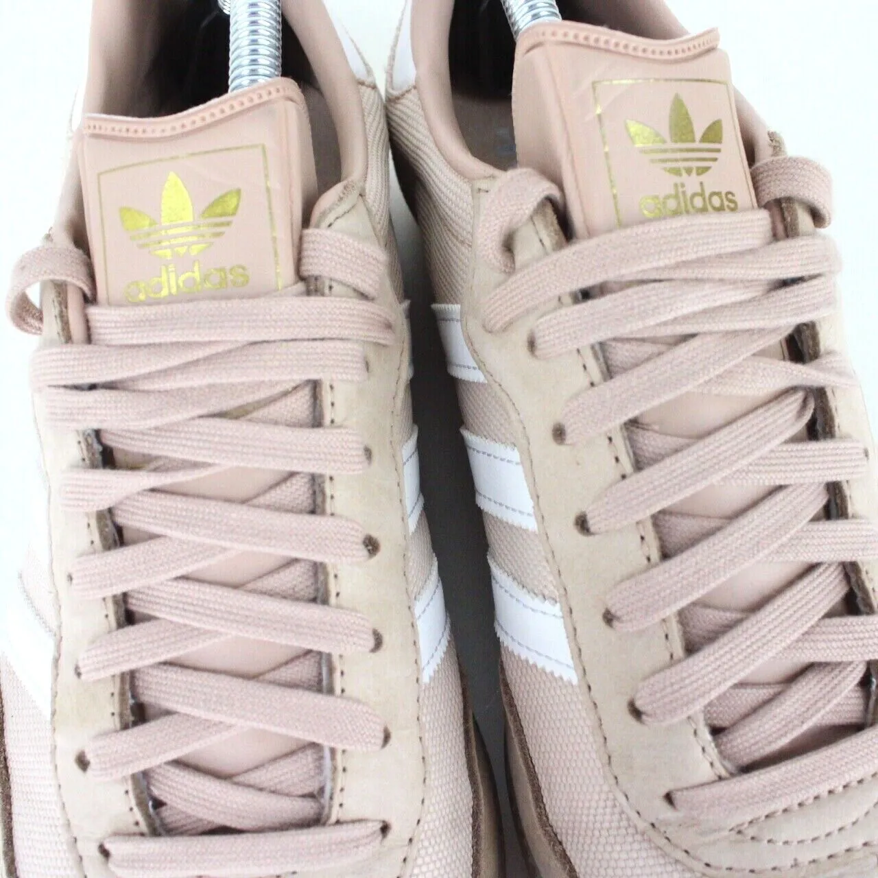 Womens ADIDAS Samba Trainers Peach | UK 9