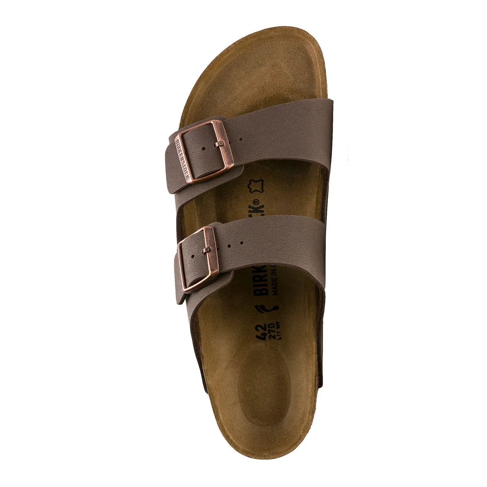 Women's Birkenstock, Arizona Birkibuc Sandals - Narrow Fit