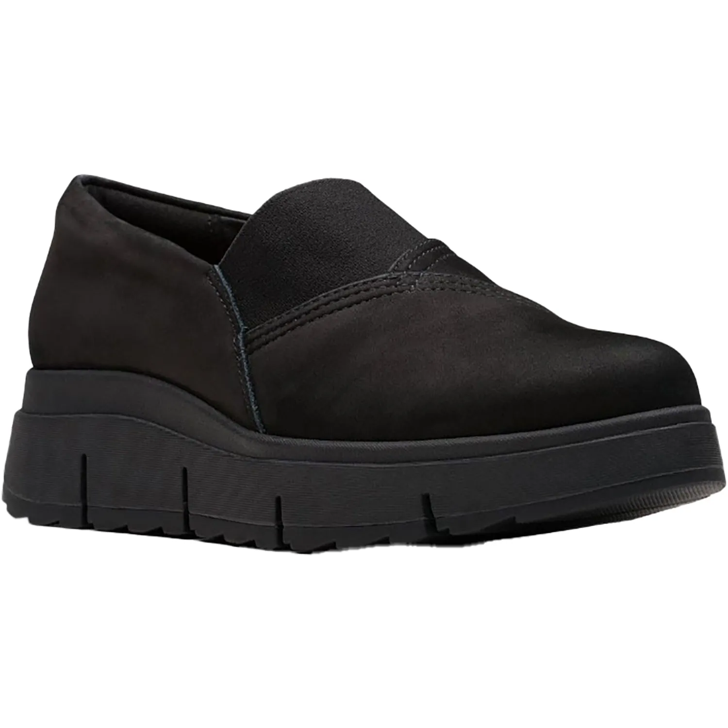 Women's Clarks Loriini West Black Nubuck