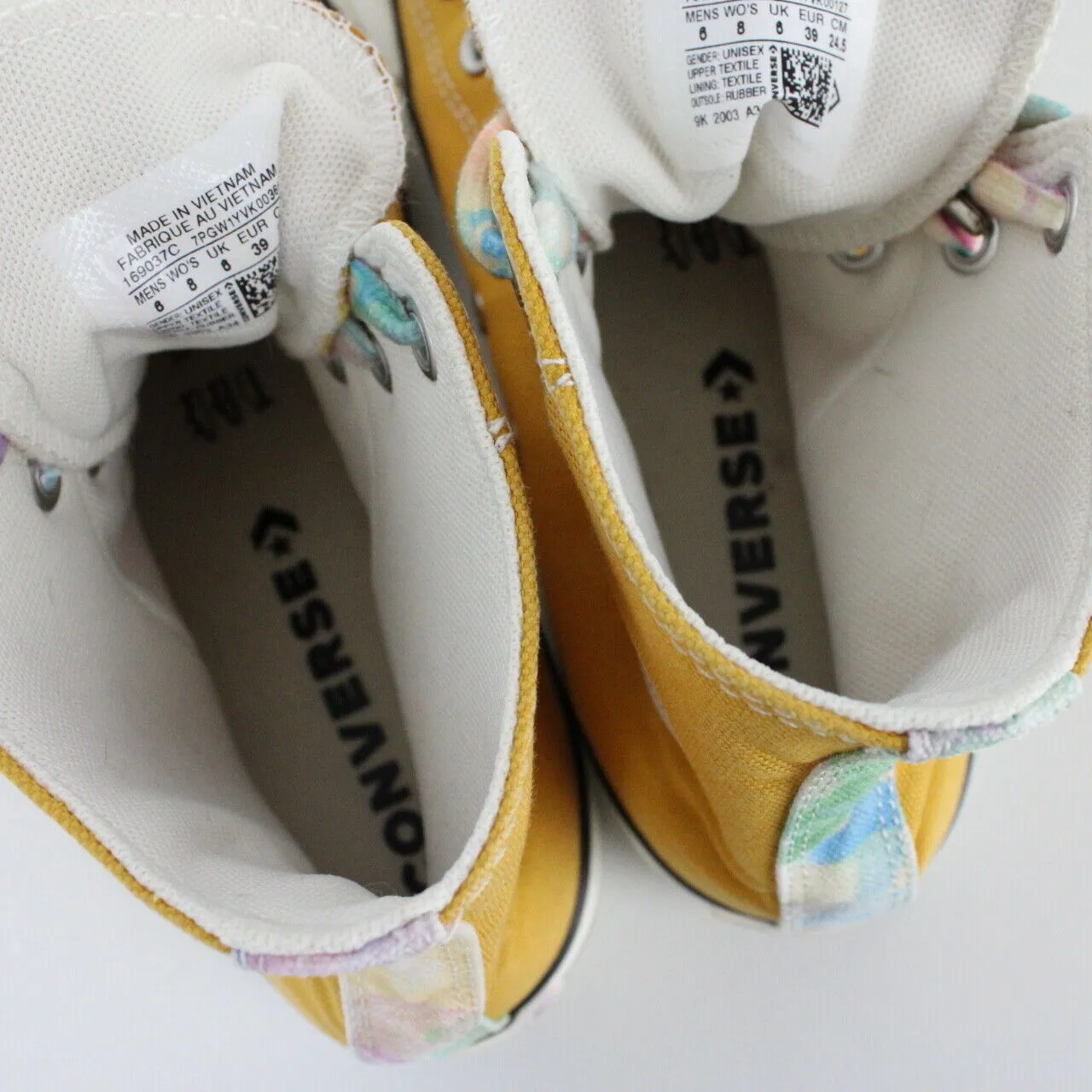 Womens CONVERSE Chuck 70 Trainers Yellow | UK 8