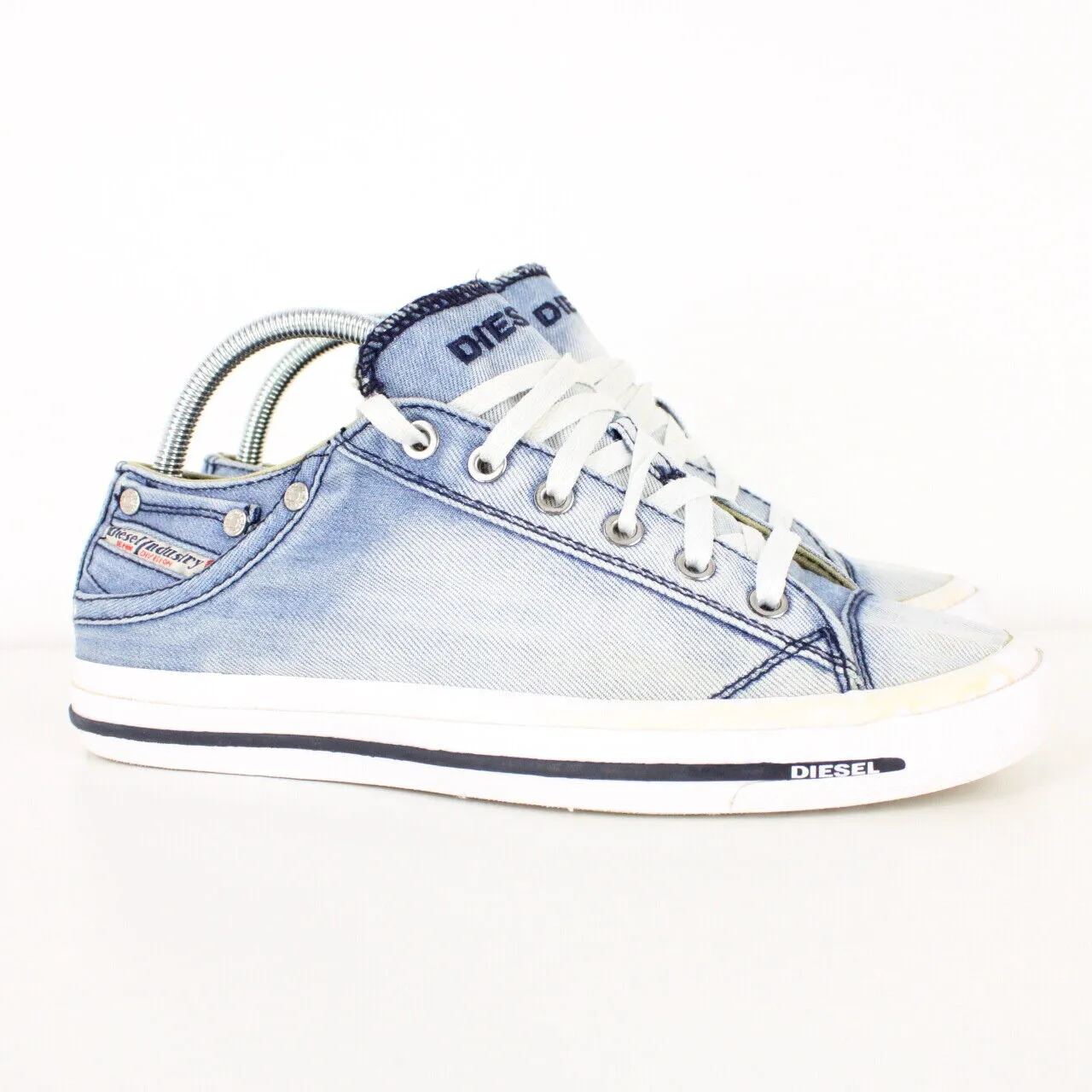 Womens DIESEL Exposure IV Trainers Blue | UK 7.5