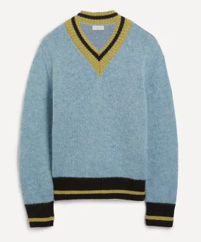 Wool-Blend Cricket Jumper