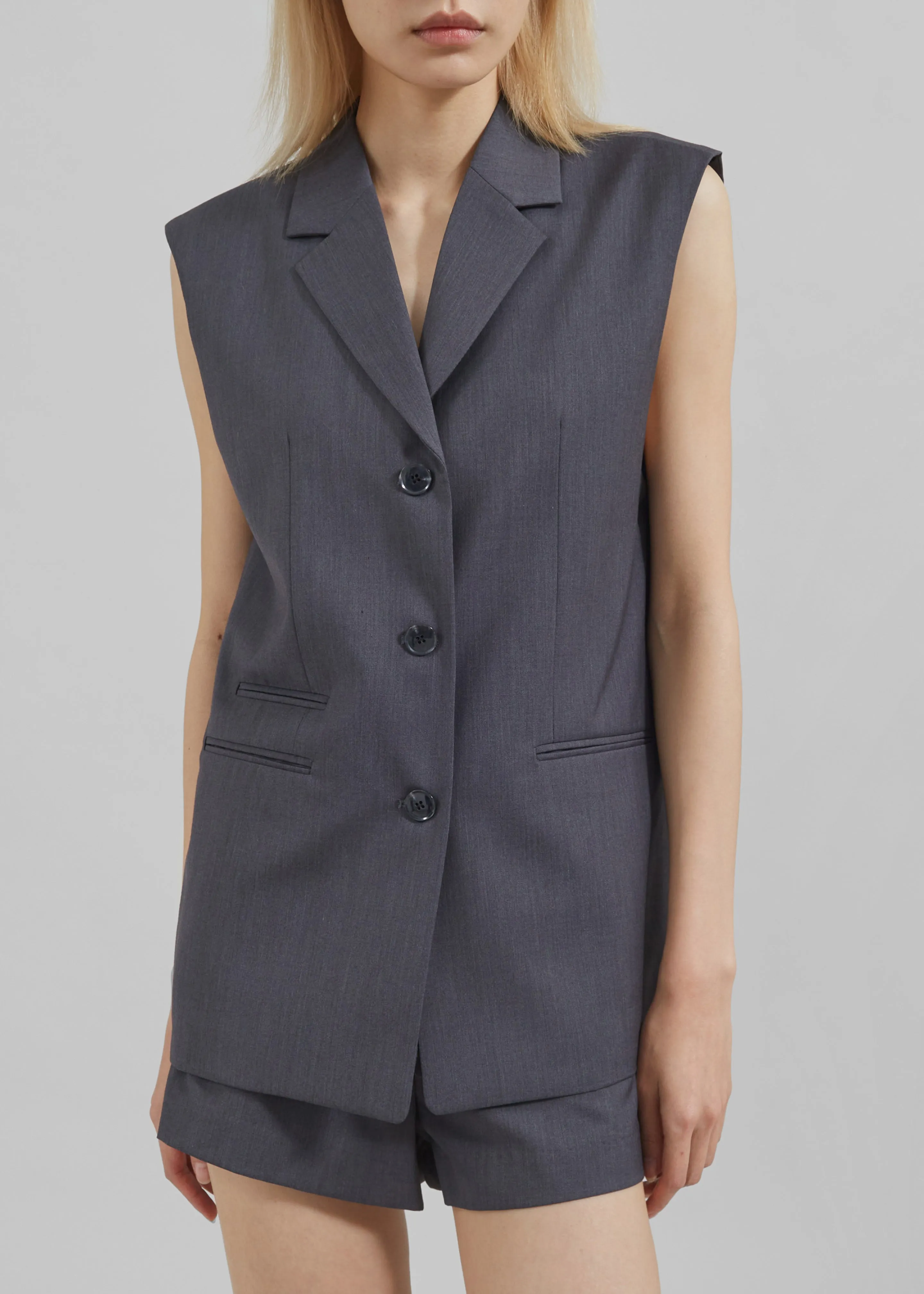 Xandra Vest - Grey