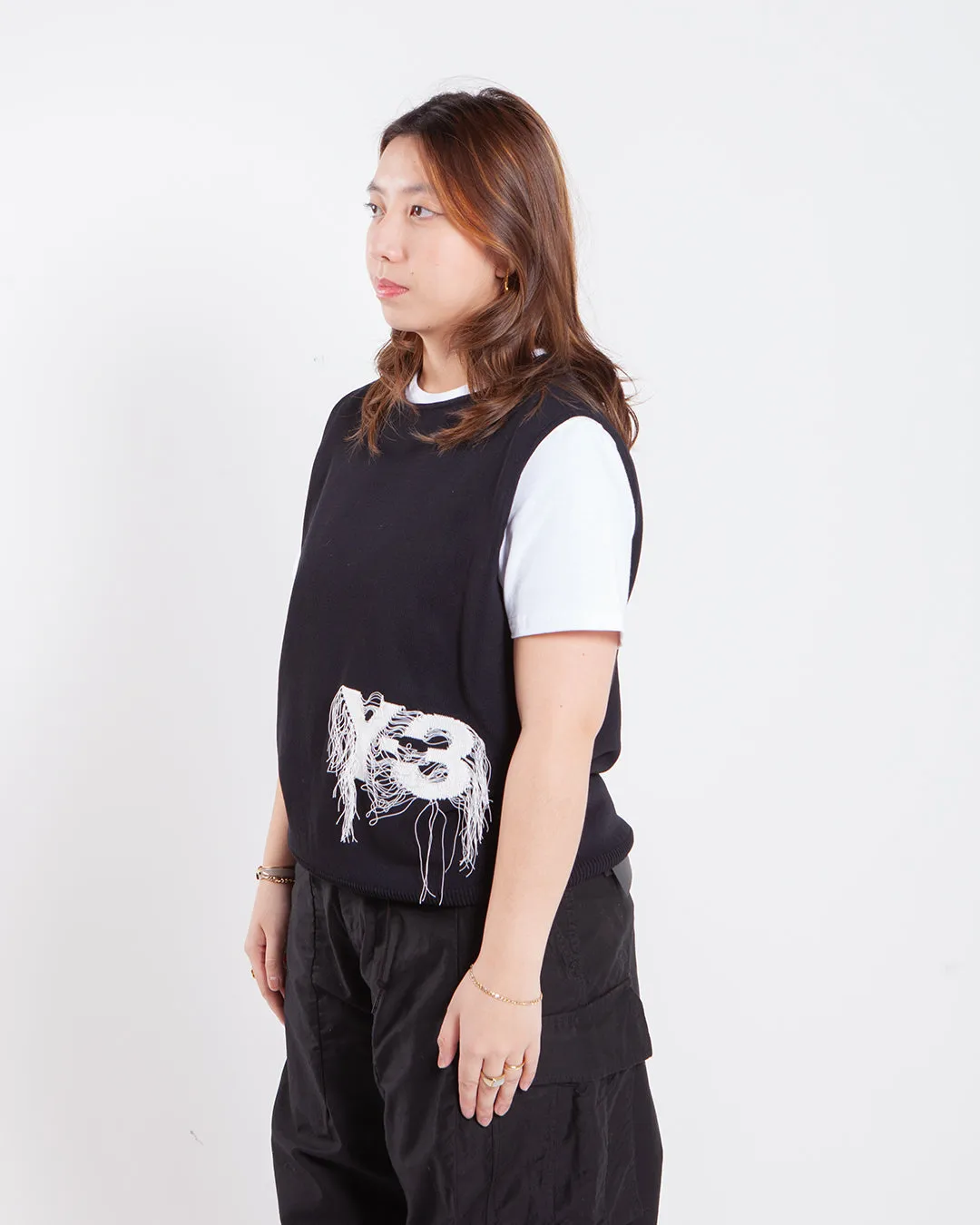 Y-3 Knit Vest Black
