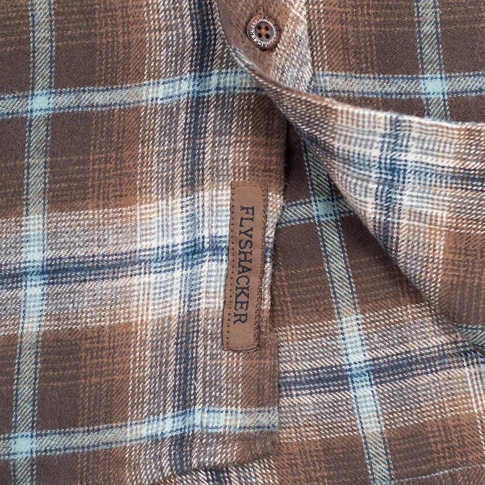 Yellowstone Embroidered The Original Flyshacker Plaid Flannel Shirt