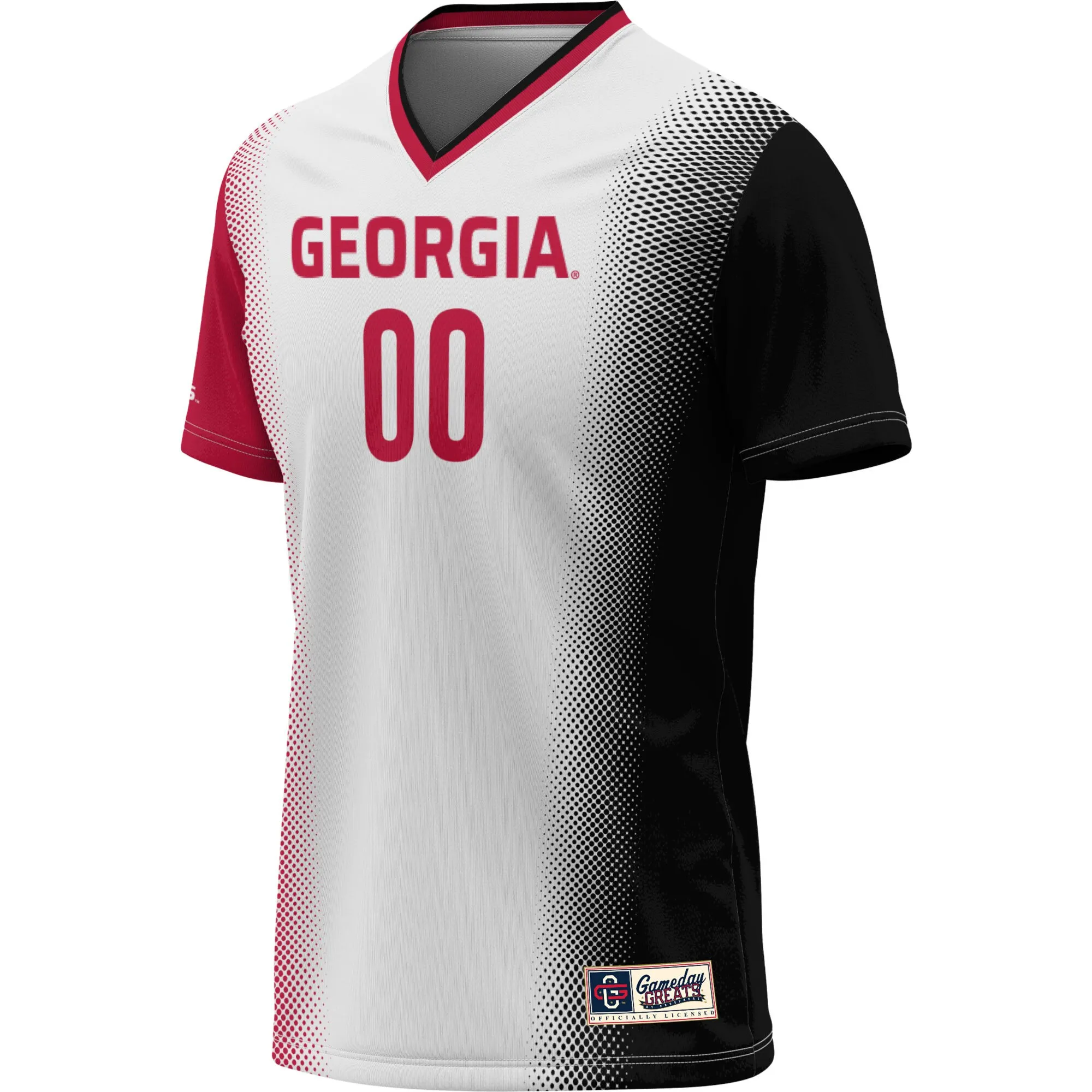 Youth GameDay Greats  White Georgia Bulldogs NIL Pick-A-Player Lightweight Women's Soccer Jersey