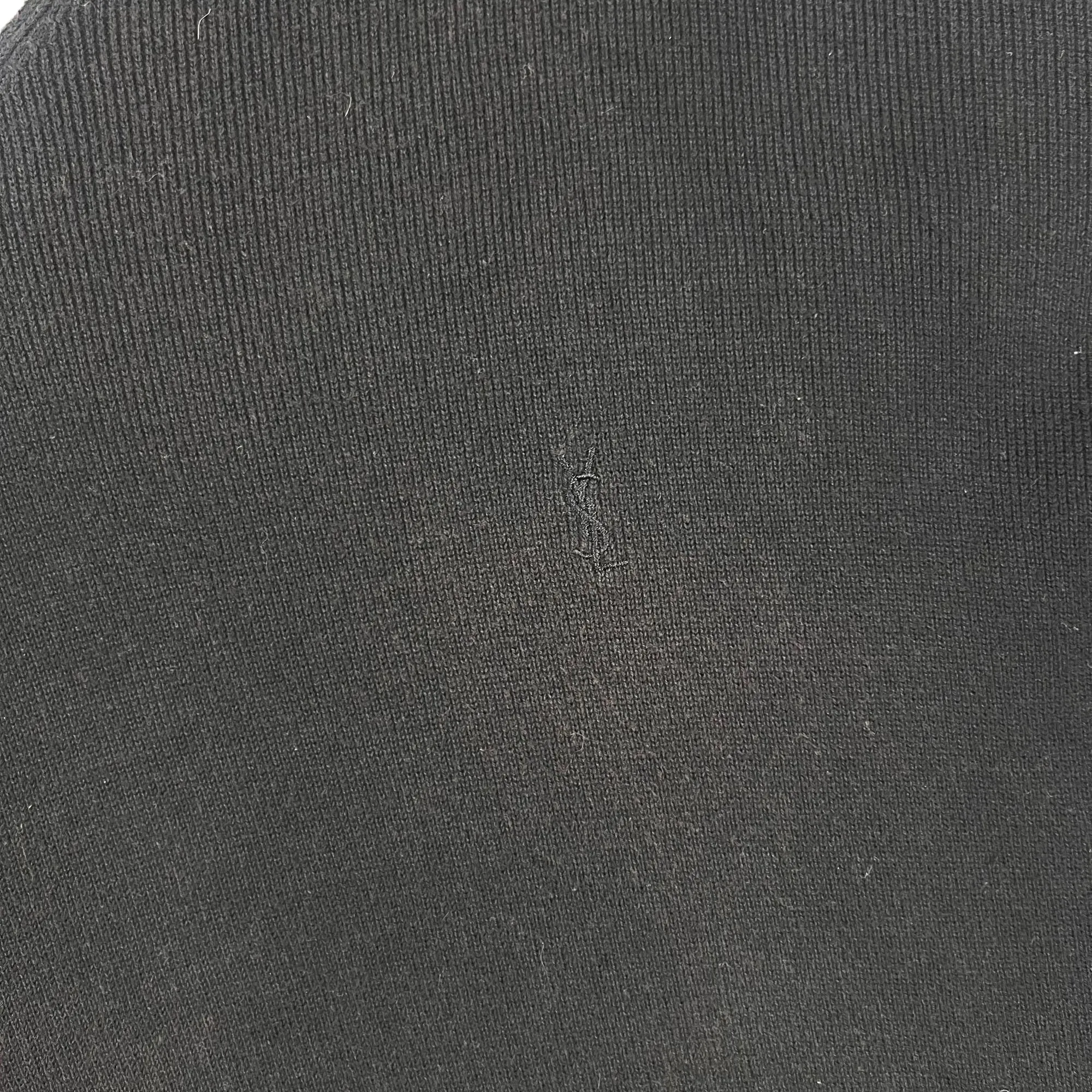 Yves Saint Laurent V-Neck Knitwear Black
