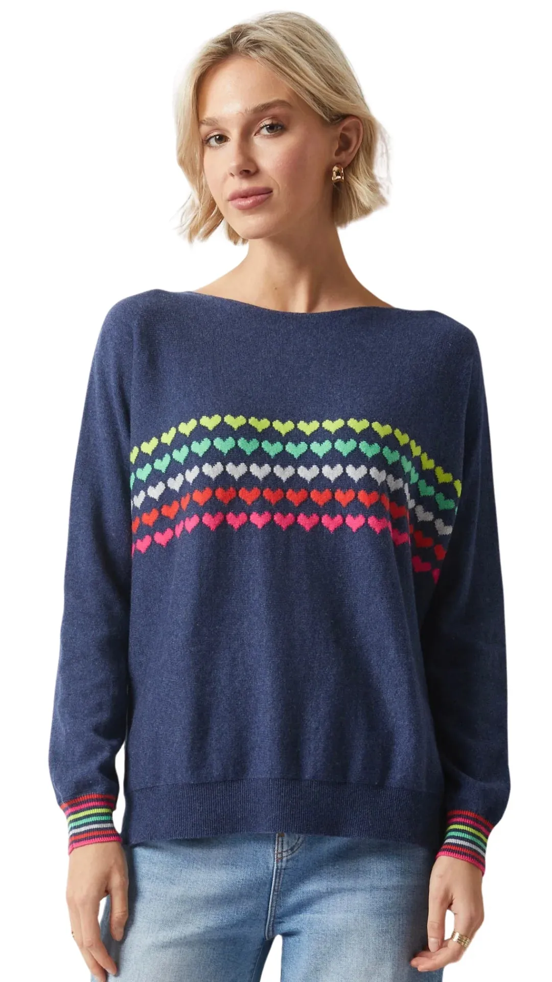 Zaket & Plover Lovestruck Sweater Denim