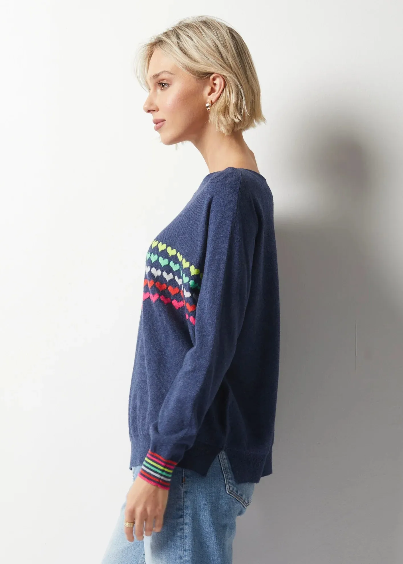 Zaket & Plover Lovestruck Sweater Denim