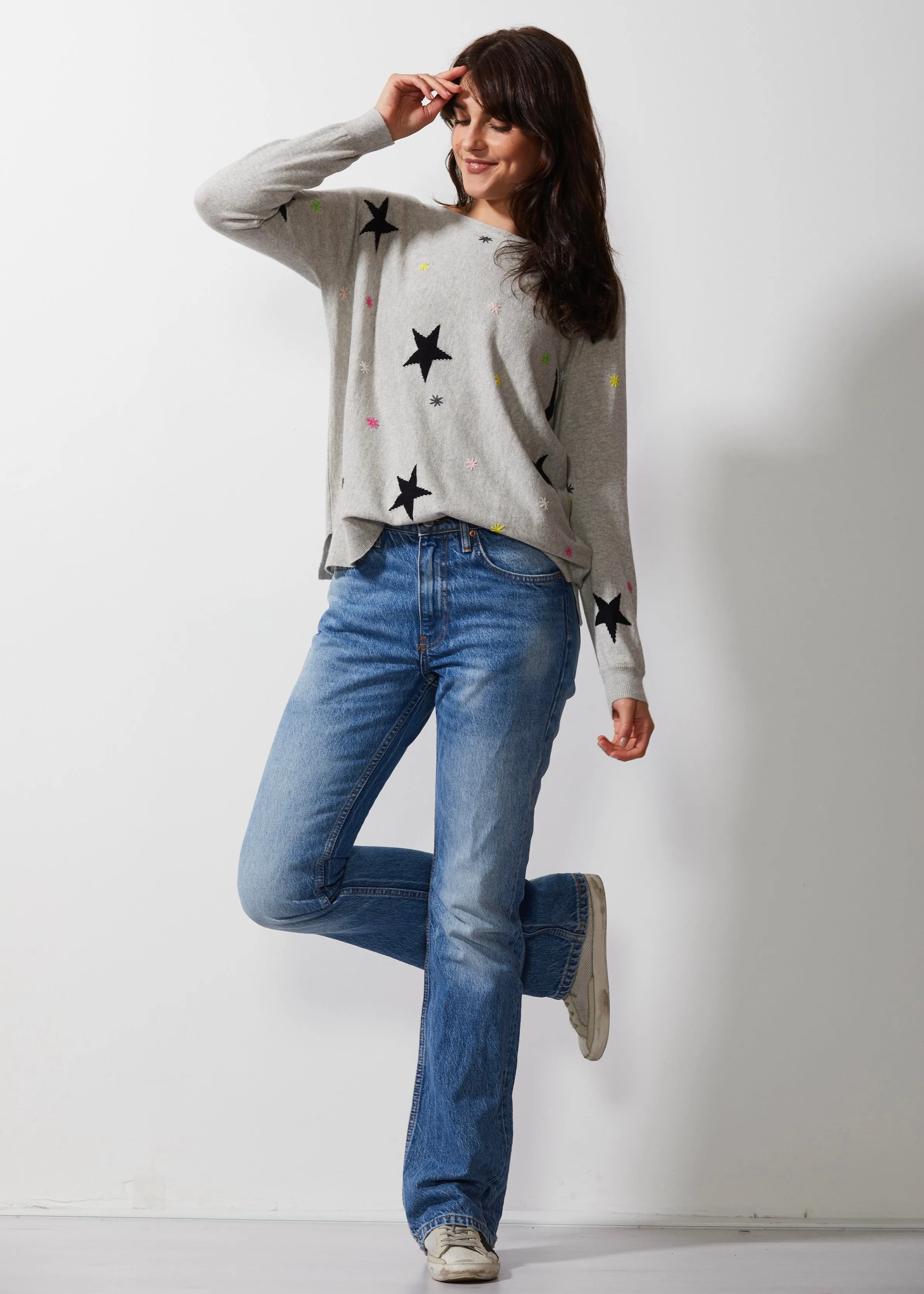 Zaket & Plover Starry Night Sweater Marl