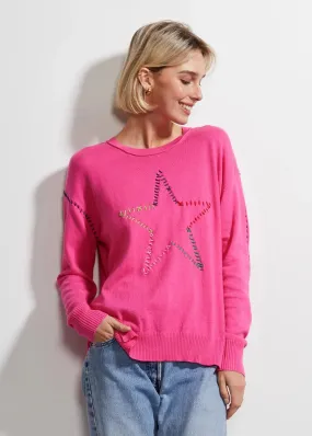 Zaket & Plover Super Star Sweater Pink 6346