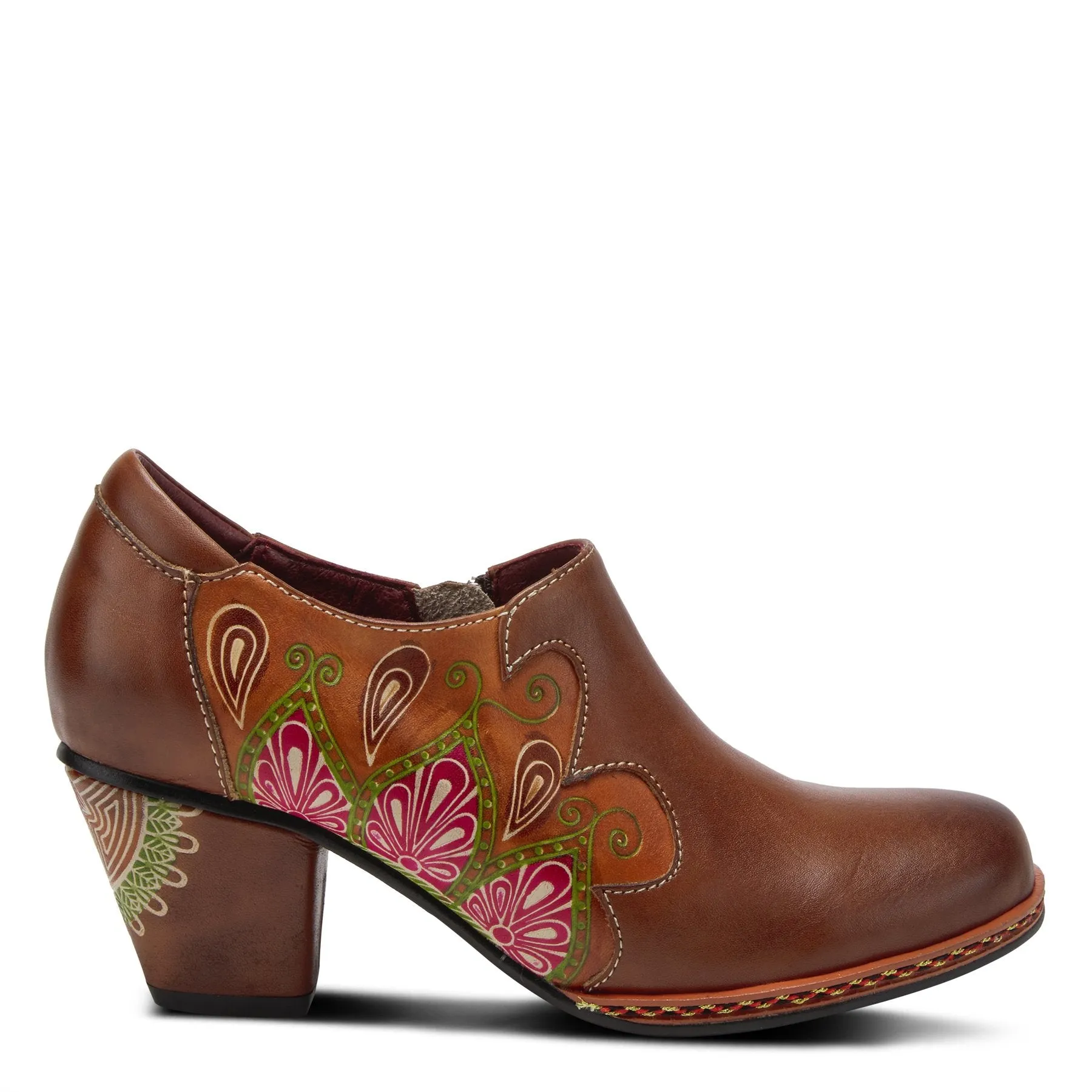  Zami Hand Painted Slip-on in Brown  