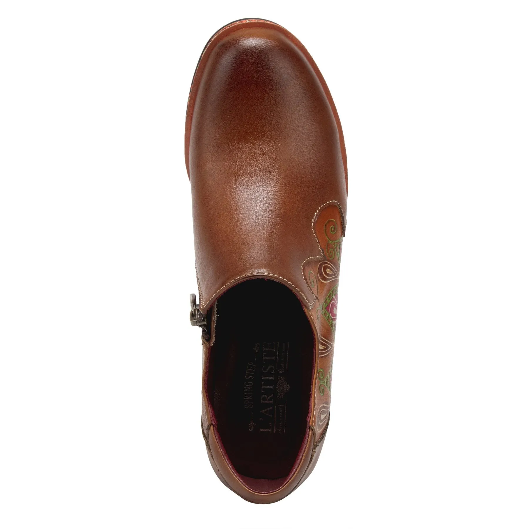  Zami Hand Painted Slip-on in Brown  