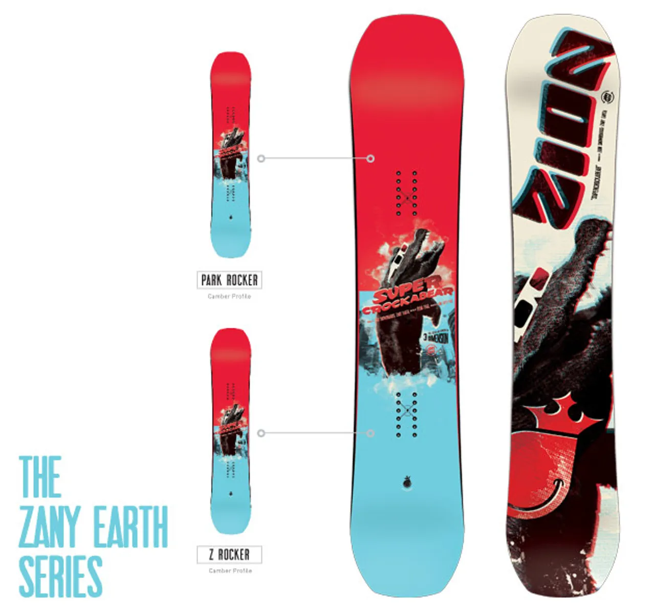 Zion ZANY EARTH RYAN EARTH PRO MODEL Snowboard 2015